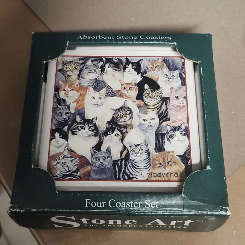 Four Coaster Set - Picture 1 of 4